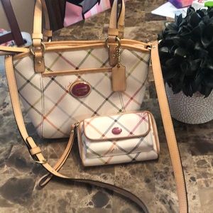 COACH purse & matching wallet